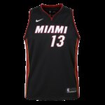 Bam Adebayo Kids Icon Black Replica Jersey