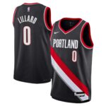 Damian Lillard Portland Trail Blazers Youth Swingman Jersey - Icon Edition - Black