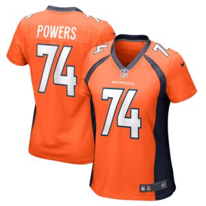 Ben Powers Denver Broncos Women's Game Player Jersey - Orange