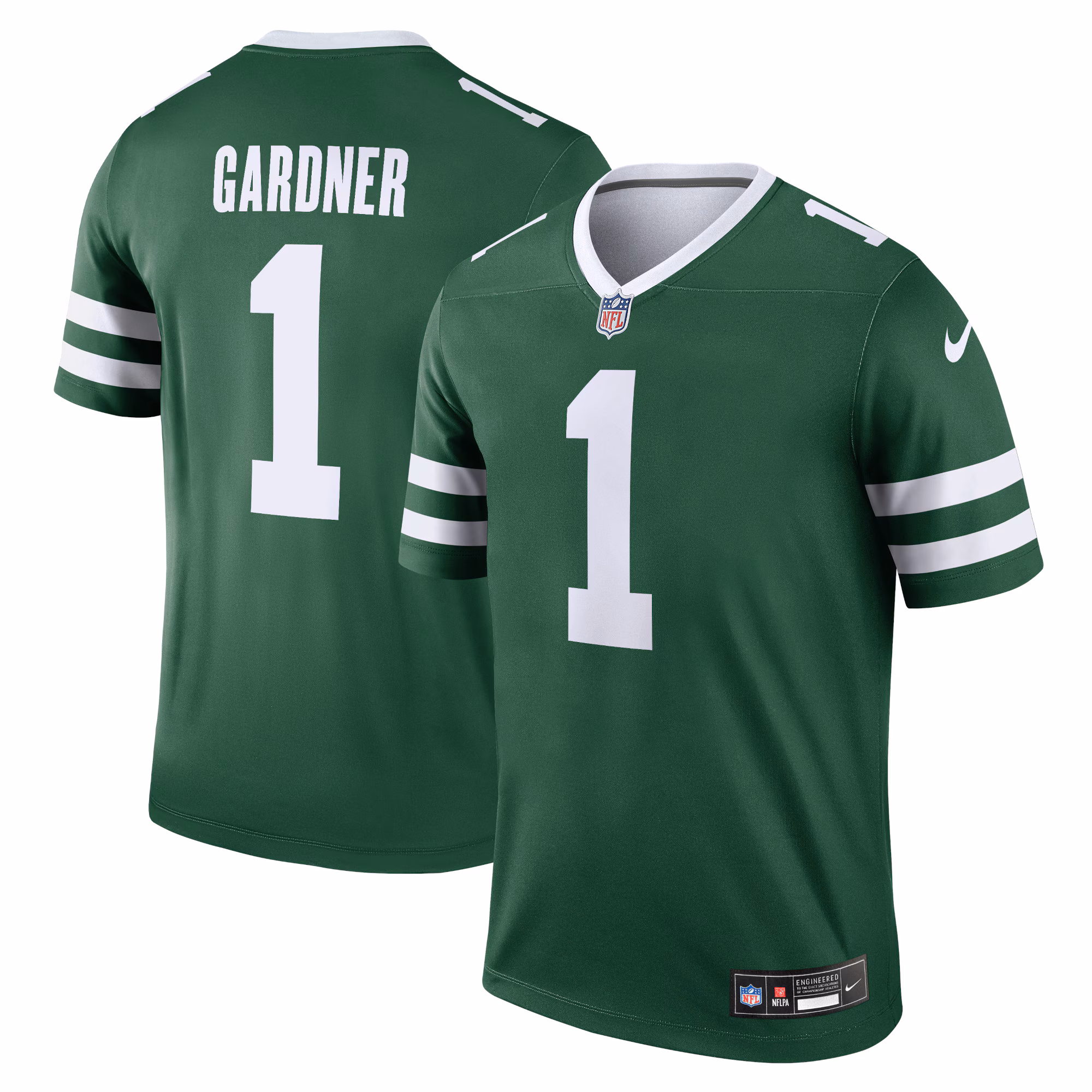 Ahmad Sauce Gardner #1New York Jets Legend Jersey - Legacy Green