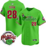 Alec Bohm #28 Philadelphia Phillies Phanatic Patch Vapor Premier Limited Jersey V3 - All Stitched