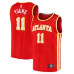 Trae Young Atlanta Hawks  2020/21 Fast Break Player Jersey - Icon Edition - Red