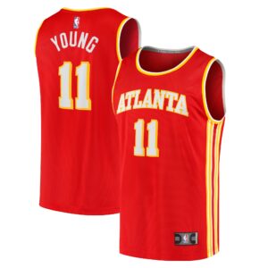 Trae Young Atlanta Hawks 2020/21 Fast Break Player Jersey - Icon Edition - Red