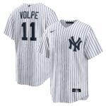 New York Yankees Anthony Volpe #11 White Home Replica Player Jersey