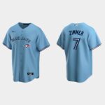 Men's Toronto Blue Jays #7 Bradley Zimmer Powder Blue Alternate Jersey