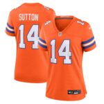 Courtland Sutton Denver Broncos Women's Mile High Collection 1977 Throwback Player Game Jersey - Orange