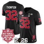 Anthony Thompson #32 Indiana Hoosiers Vapor Limited Football Jersey - 2025 National Champions - All Stitched