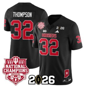 Anthony Thompson #32 Indiana Hoosiers Vapor Limited Football Jersey - 2025 National Champions - All Stitched