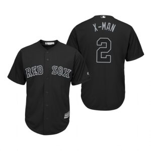 Boston Red Sox Xander Bogaerts X-Man Black 2019 Players Weekend Jersey