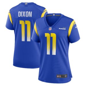 Riley Dixon Los Angeles Rams  Women's Game Player Jersey - Royal