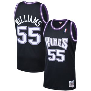 Jason Williams Sacramento Kings Mitchell & Ness 2000-01 Hardwood Classics Swingman Player Jersey - Black