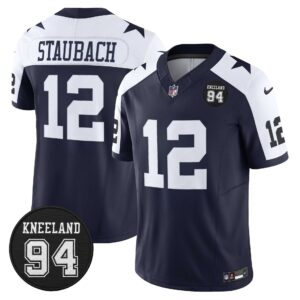 Dallas Cowboys #94 Marshawn Kneeland Memorial Patch Vapor Limited Jersey - All Stitched