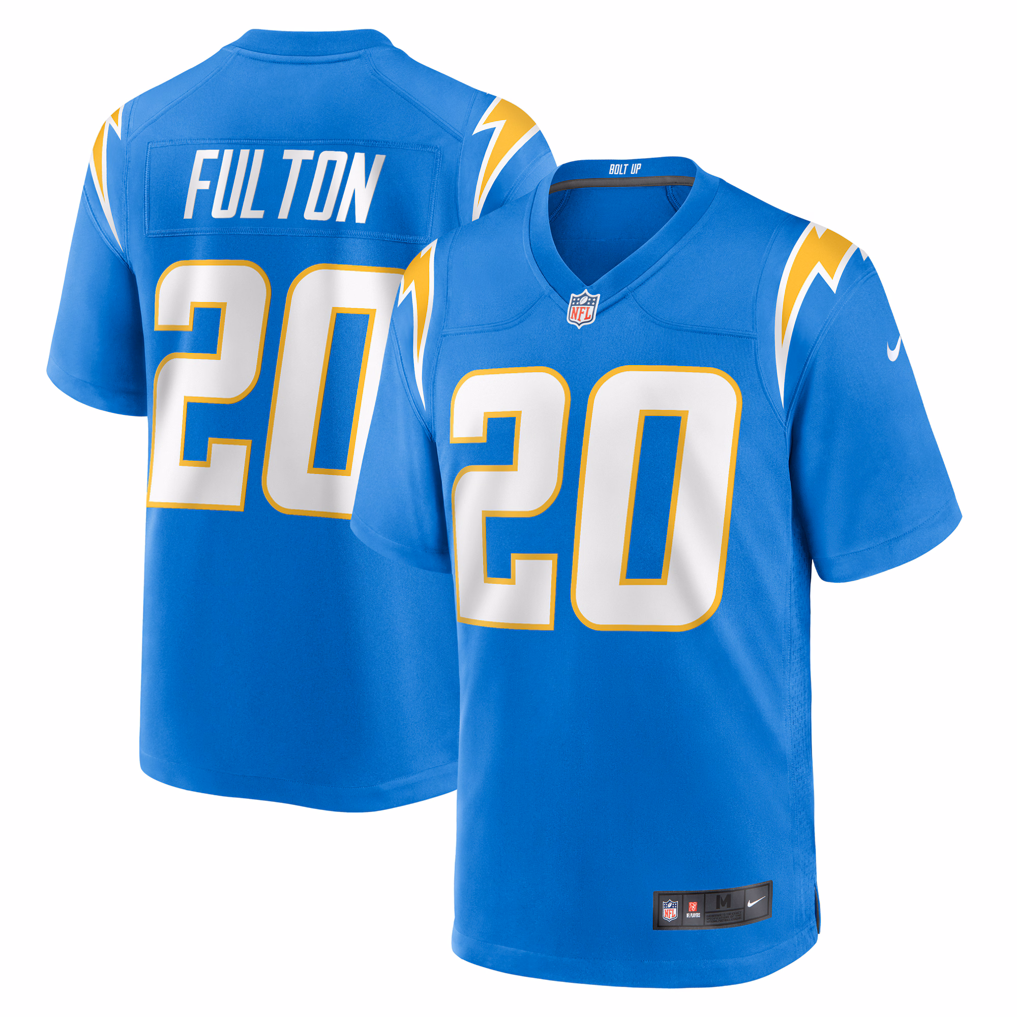 Kristian Fulton Los Angeles Chargers  Game Jersey -  Powder Blue