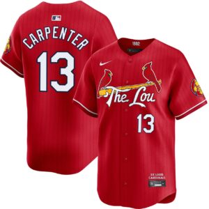 Men's  St. Louis Cardinals #13 Matt Carpenter City Connect Limited Jersey