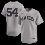 New York Yankees Max Fried #54 Gray Road Limited Player Jersey