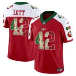 Ronnie Lott # 42 San Francisco 49ers Mexico Vapor Limited Jersey V4 - All Stitched