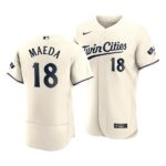 Men's Minnesota Twins Kenta Maeda 2023 Flexbase Cream Jersey