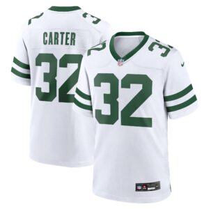 Michael Carter New York Jets Game Jersey - Legacy White