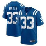 Armani Watts Indianapolis Colts  Player Game Jersey - Royal