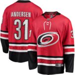 Frederik Andersen Carolina Hurricanes Home Breakaway Player Jersey - Red