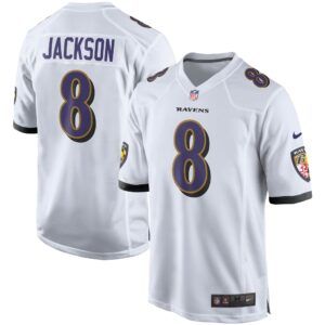 Lamar Jackson Baltimore Ravens  Player Game Jersey - White
