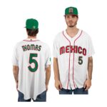 Mexico Baseball Alek Thomas 2023 World Baseball Classic White Jersey