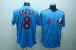 Mitchell And Ness Montreal Expos #8 Gary Carter Blue Stitched Throwback Jersey