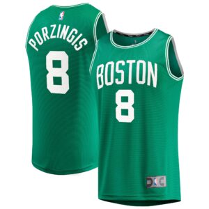 Kristaps Porzingis Boston Celtics  Fast Break Player Jersey - Icon Edition - Kelly Green
