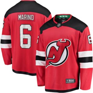 John Marino New Jersey Devils Home Breakaway Player Jersey - Red