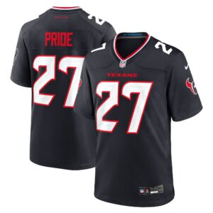 Troy Pride Houston Texans Team Game Jersey -  Navy