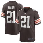 Denzel Ward Cleveland Browns  Game Player Jersey - Brown
