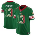 Brock Purdy # 13 San Francisco 49ers Mexico Vapor Limited Jersey V4 - All Stitched