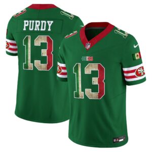 Brock Purdy # 13 San Francisco 49ers Mexico Vapor Limited Jersey V4 - All Stitched