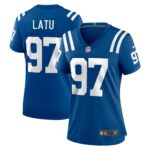 Laiatu Latu Indianapolis Colts Women's Game Jersey -  Royal