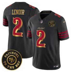 San Francisco 49ers Deommodore Lenoir Rivalries Vapor Limited Jersey - Faithful To The Bay Patch - All Stitched