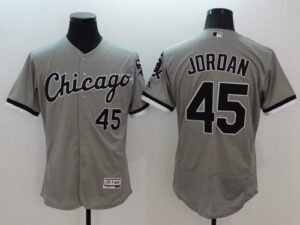 Chicago White sox #45 Michael  Grey Flexbase Collection Stitched Jersey
