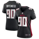 David Onyemata Atlanta Falcons Women's Game Player Jersey - Black