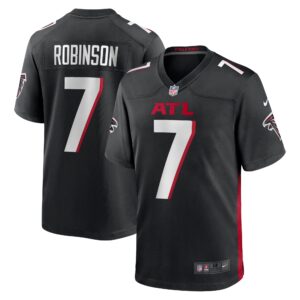 Bijan Robinson Atlanta Falcons  2023 Draft First Round Pick Game Jersey - Black