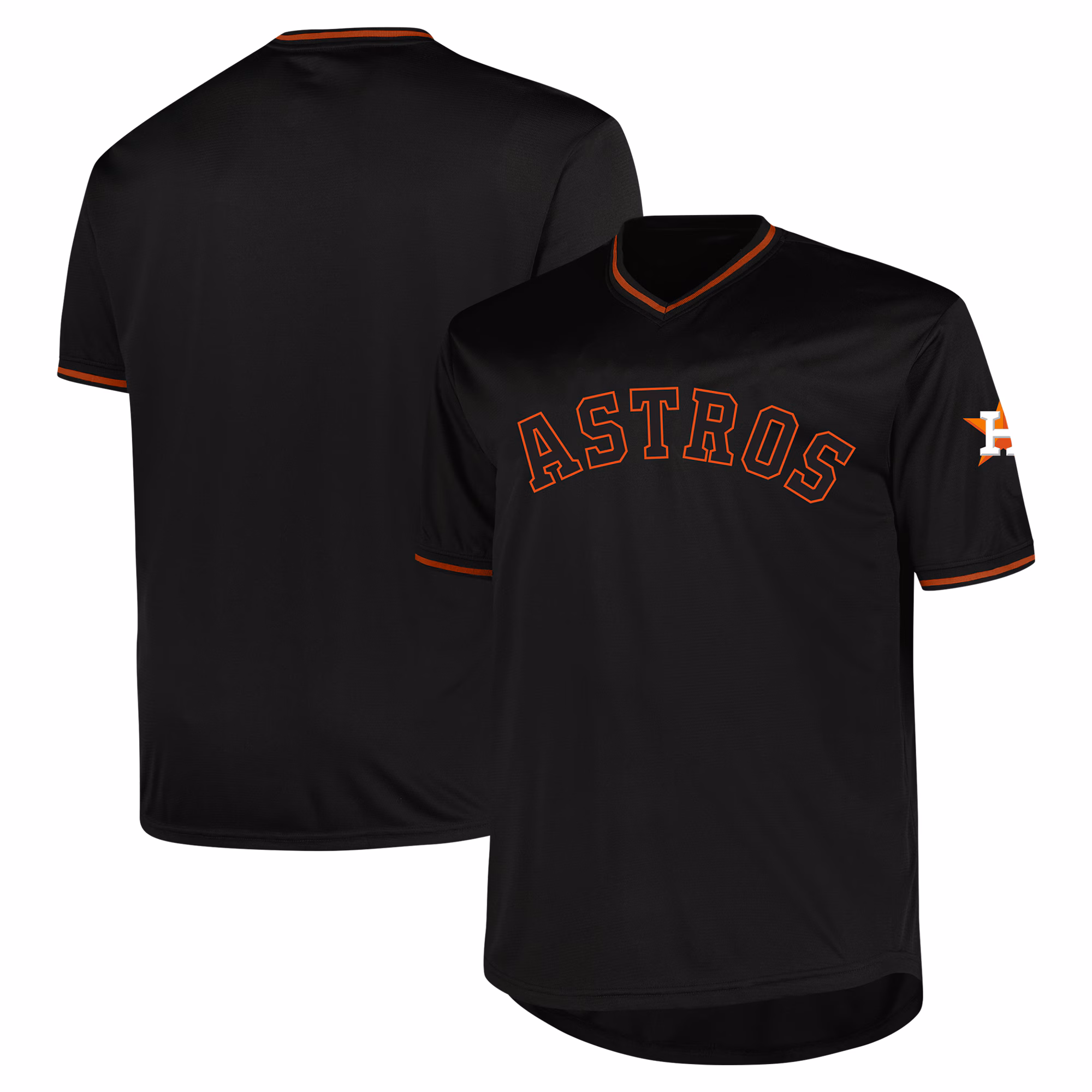 Houston Astros Profile Black Big & Tall Pop Fashion Jersey