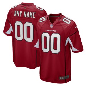 Arizona Cardinals  Youth Team Custom Game Jersey - Cardinal