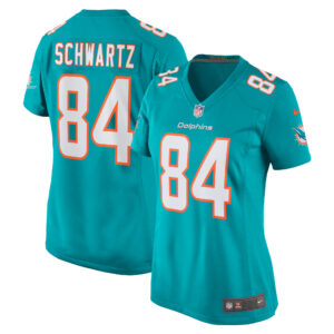 Anthony Schwartz Miami Dolphins Women's Team Game Jersey -  Aqua