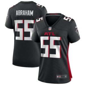John Abraham Atlanta Falcons Women's Game Retired Player Jersey - Black