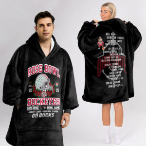 Adult Champions Ohio State Football Unisex Blanket Hoodie