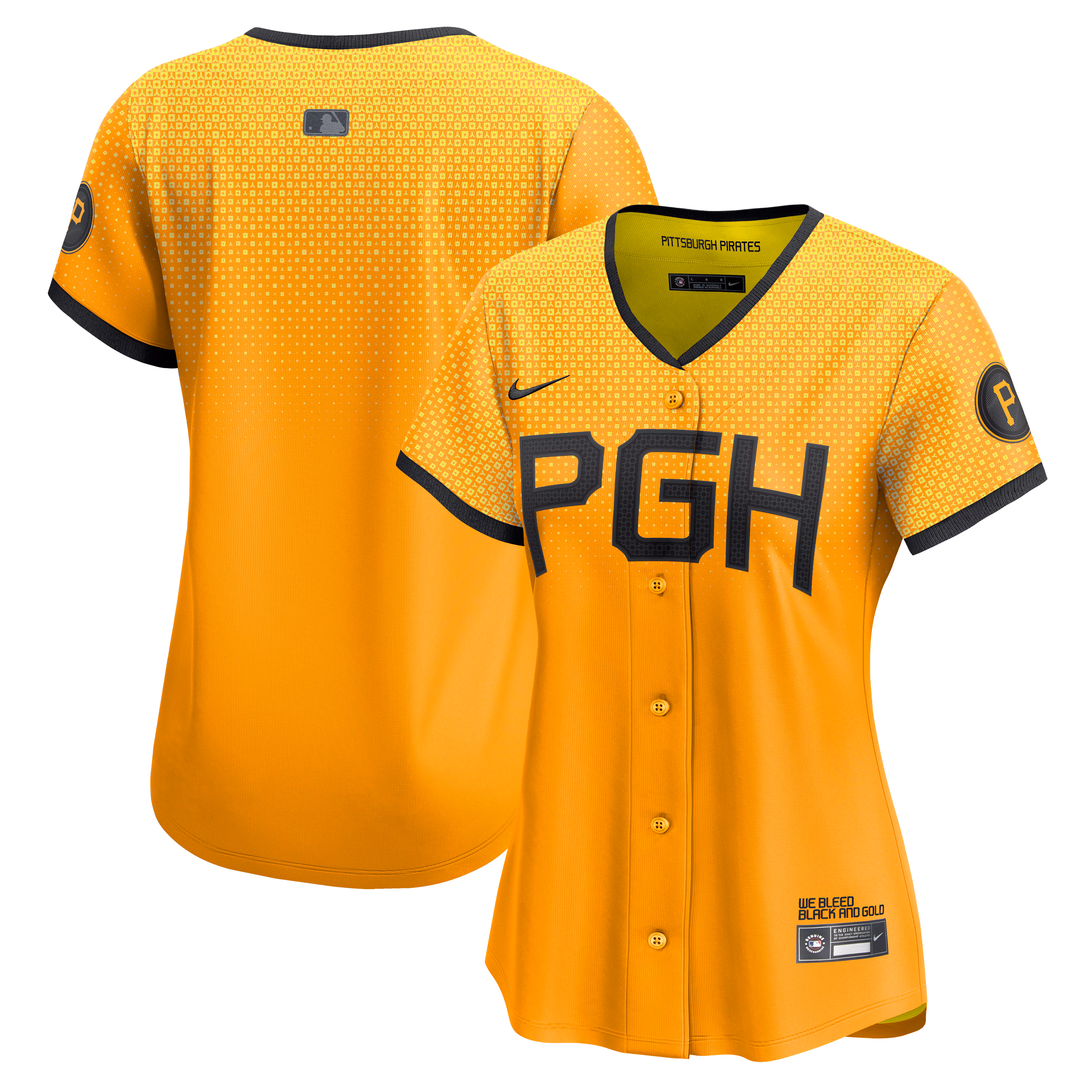Women's Pittsburgh Pirates Gold City Connect Limited Jersey