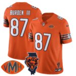 Luther Burden III #87 Chicago Bears CHI Honor Virginia Halas McCaskey Jersey - All Stitched