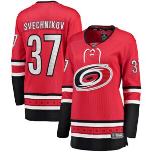 Andrei Svechnikov Carolina Hurricanes Women's Home Breakaway Player Jersey - Red
