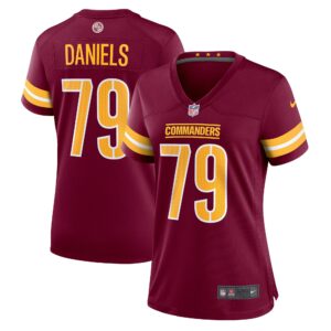 Braeden Daniels Washington Commanders  Women's Team Game Jersey - Burgundy