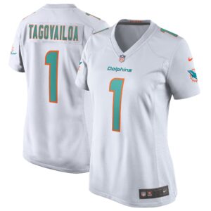 Tua Tagovailoa Miami Dolphins Women's Game Jersey - White