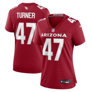 Ezekiel Turner Arizona Cardinals Women's Team Game Jersey -  Cardinal