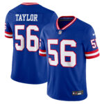 Lawrence Taylor #56 New York Giants Alternate Vapor Untouchable Limited Jersey - Royal